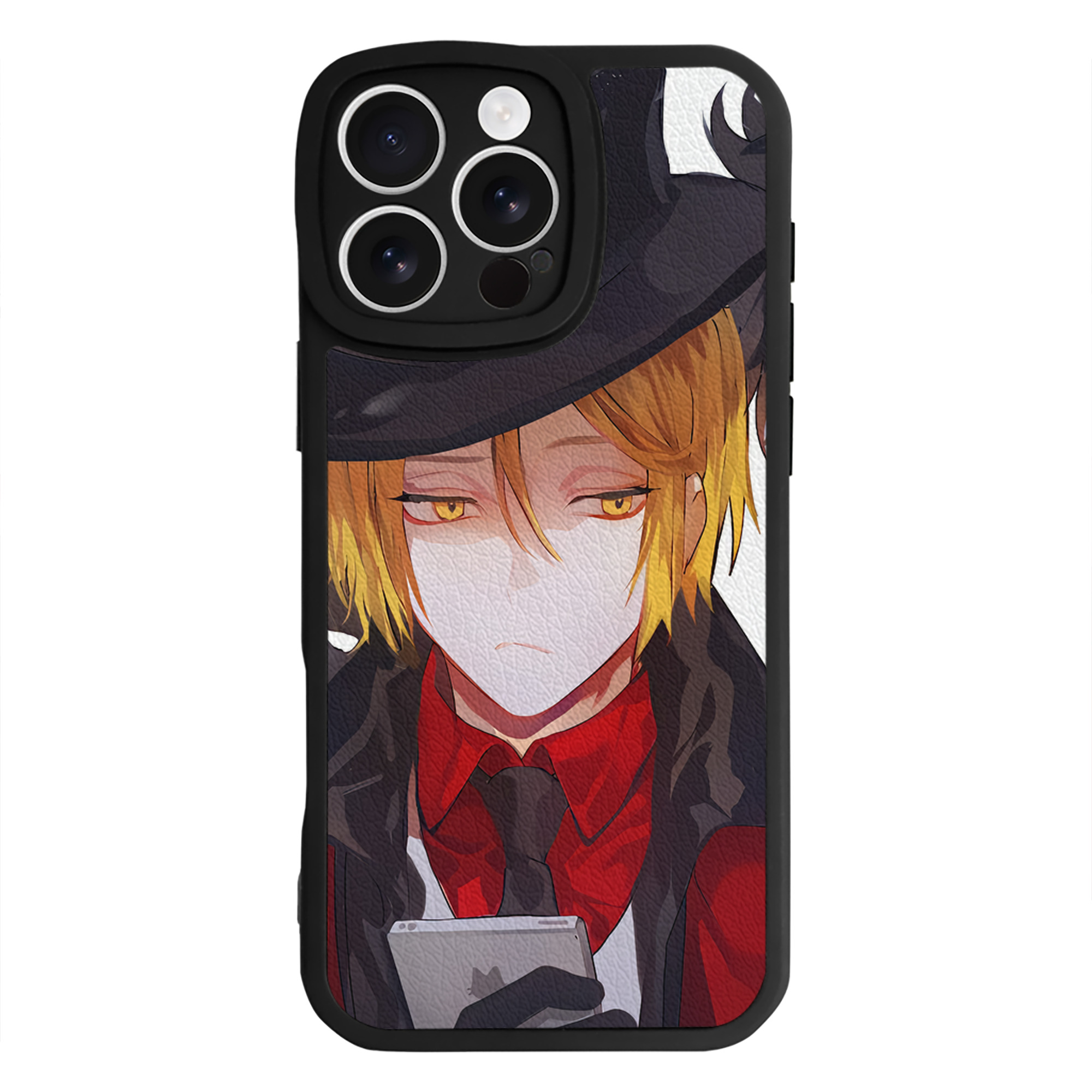 （画像用） ハイキュー!! Haikyu!! 【iPhone 16シリーズ対応】シリコンスマホケース（レザー調） 材質：シリコン